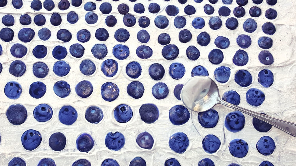 Karen Schwager, "Meditation on "Blueberries and Whipped Cream"