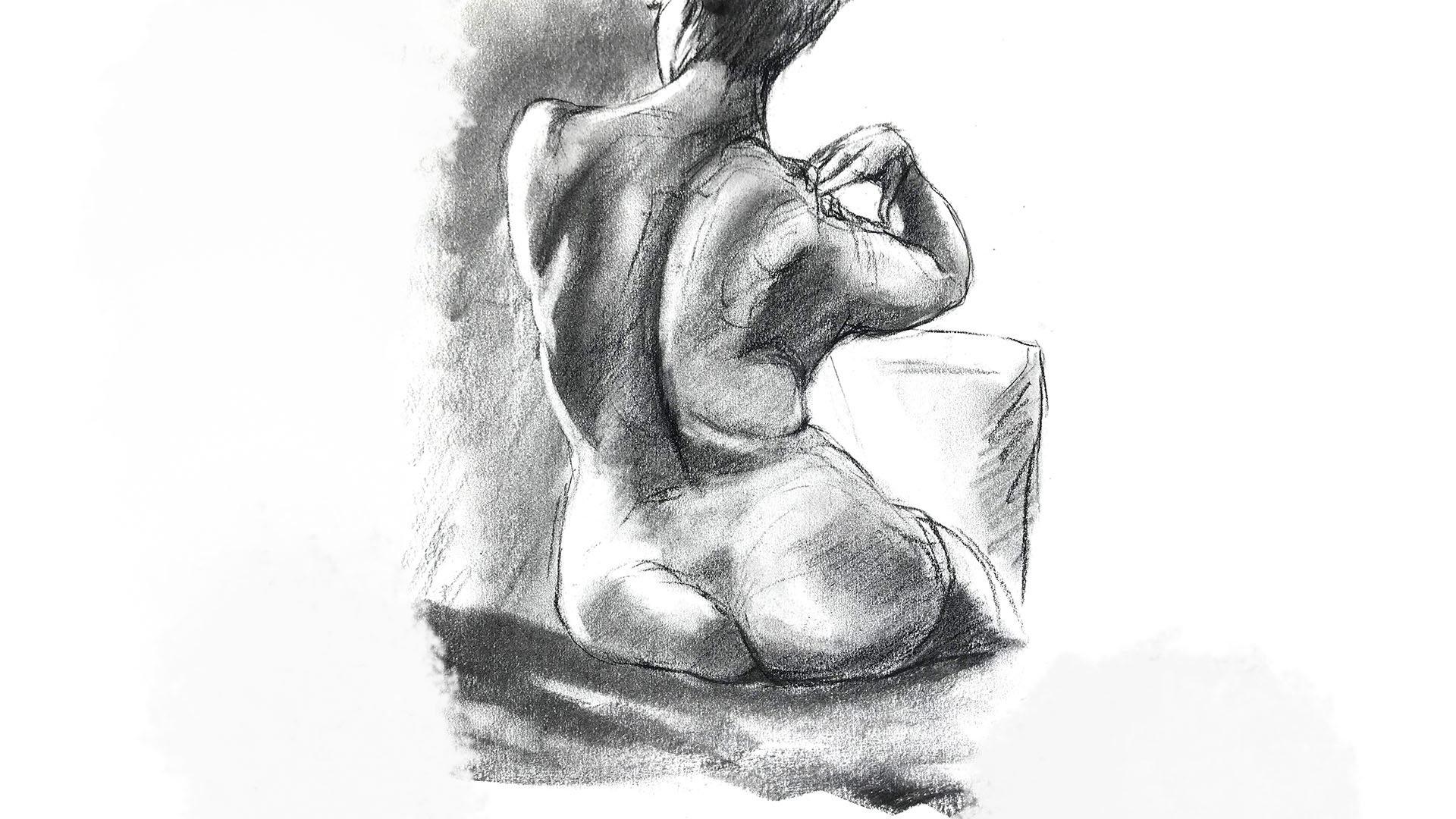Figure drawing by Ron Reekers